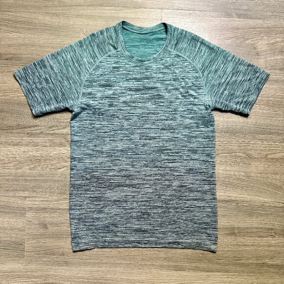 Lululemon Men's Metal Vent Tech Short Sleeve 2.0 - Green/Black - Picture 2 of 8